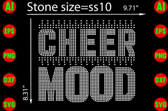 Cheer Mood Rhinestone Templates: Spark Your Projects
