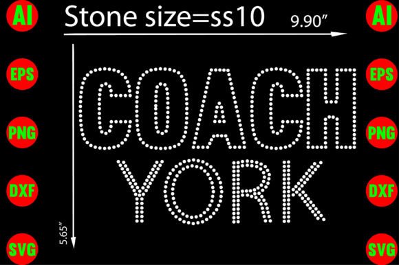 COACH York Rhinestone Templates Design: Sparkle Meets Strategy
