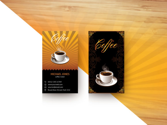 Coffee Shop Business Cards: A Modern Template for Creatives