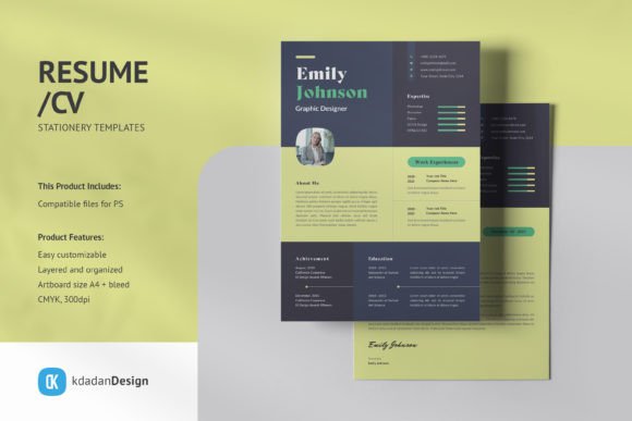 Elevate Your First Impression with Resume/CV PSD Design Templates Vol 10.1
