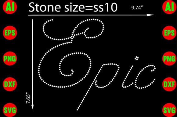 Epic Rhinestone Templates Design: Sparkle for Every Project