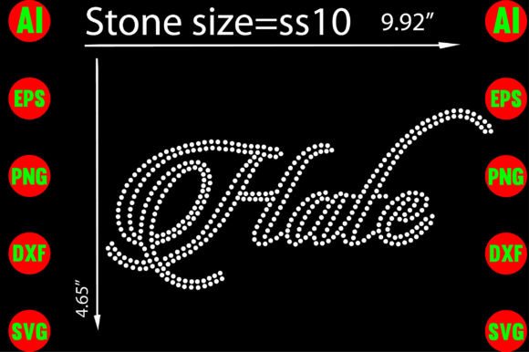 Hate Rhinestone Templates Design: Edgy Graphics for Bold Projects