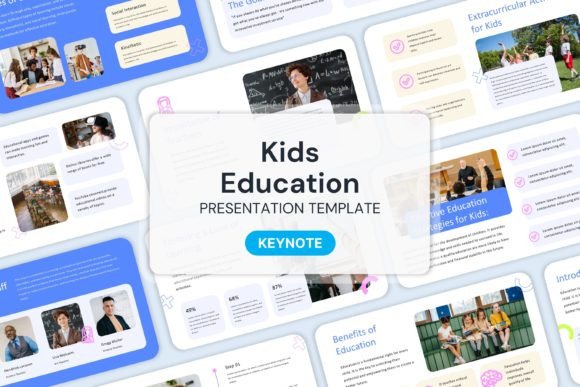 Professional Presentation Design: Kid Education - Keynote Templates