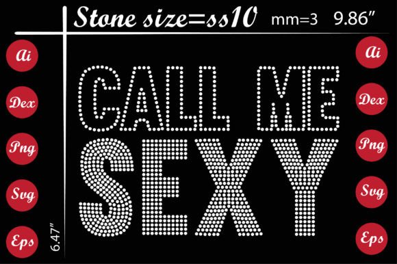 Sparkle and Sass: Using Call Me Sexy Rhinestone Templates
