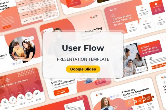 Streamline Your Pitch with User Flow - Google Slides Templates