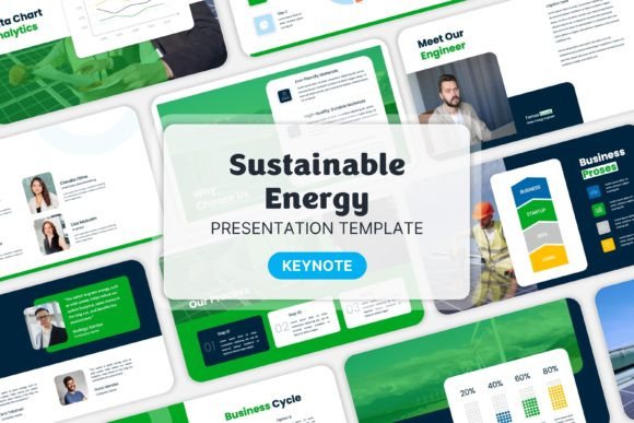 Sustainable Energy - Keynote Templates: A Modern Design Asset